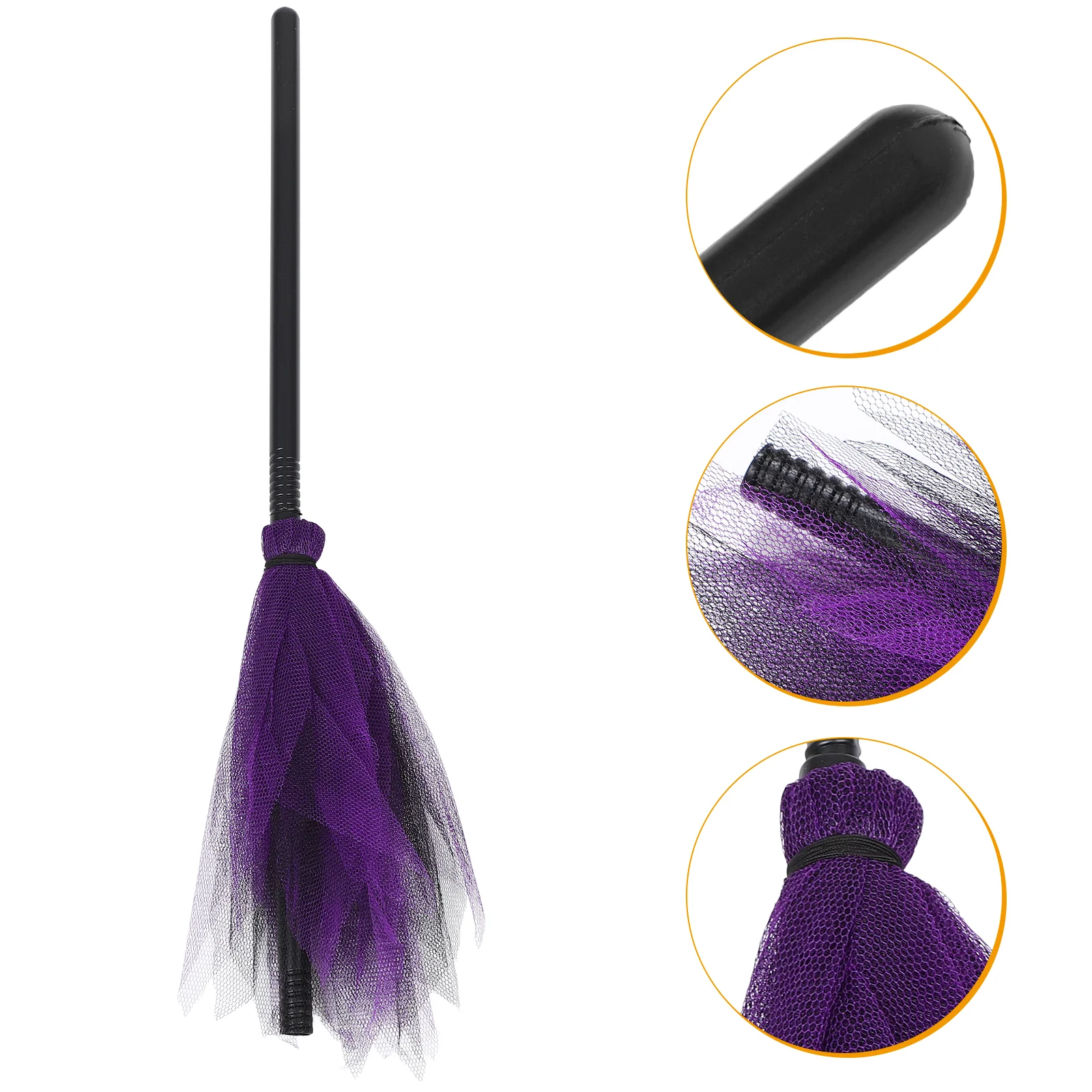 Witches Broom Broomstick Halloween Cosplay Prop Toys Costumes Home Decoration for Party Favor Miracle Toddler