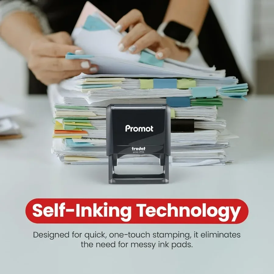 Stempel Notaris Tanda Terima Tinta Hitam Stempel Karet Otomatis