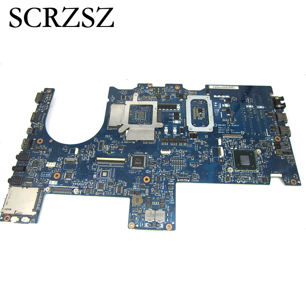 Imagem -02 - para Dell Alienware M14x r2 Computador Portátil Placa-mãe La8381p 2gb Gt650m Gpu 0rh50g Cn0rh50g Mainboard