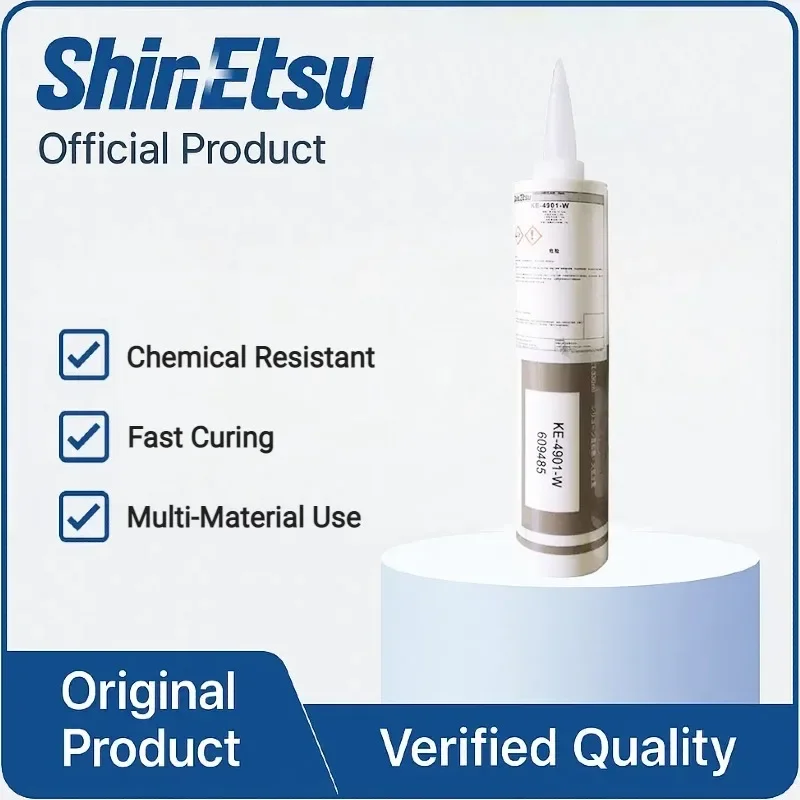 

Shin-Etsu KE-4901-W White 330ml Neutral Sealant | Low Odor | Clean Finish