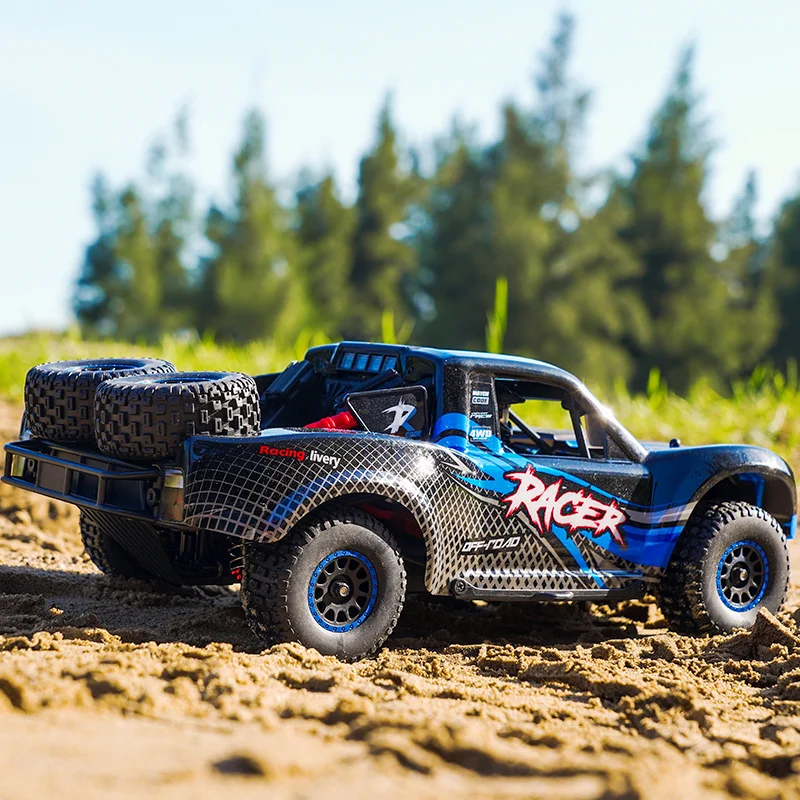 JJRC 1:12 2.4G RC ショートコーストラック 4WD 高速オフロードレーシングカー フルプロポーショナルリモートコントロール車両 おもちゃ 男の子向け