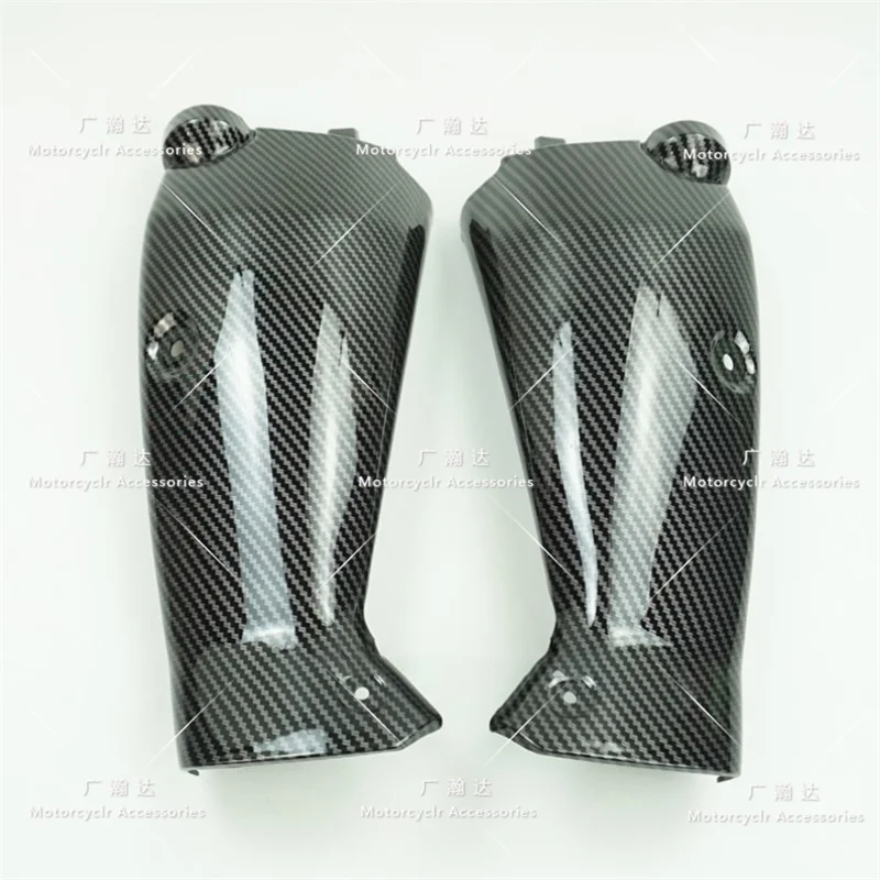 Motorcycle Carbon Upper Front Air Intake Cooler Cover Fairing Air Duct Cover For YAMAHA YZF R1 R1 2009 2010 2011 2012 2013 2014