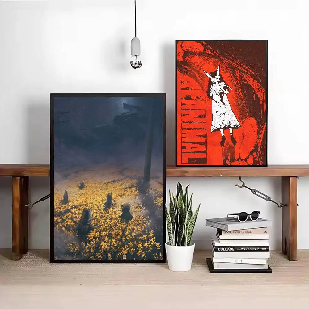 Fashion New Popular Horror Cool REANIMAL Gaming Poster Self-adhesive Art Paper Sticker Coffee House Bar Room Wall Decor view 2