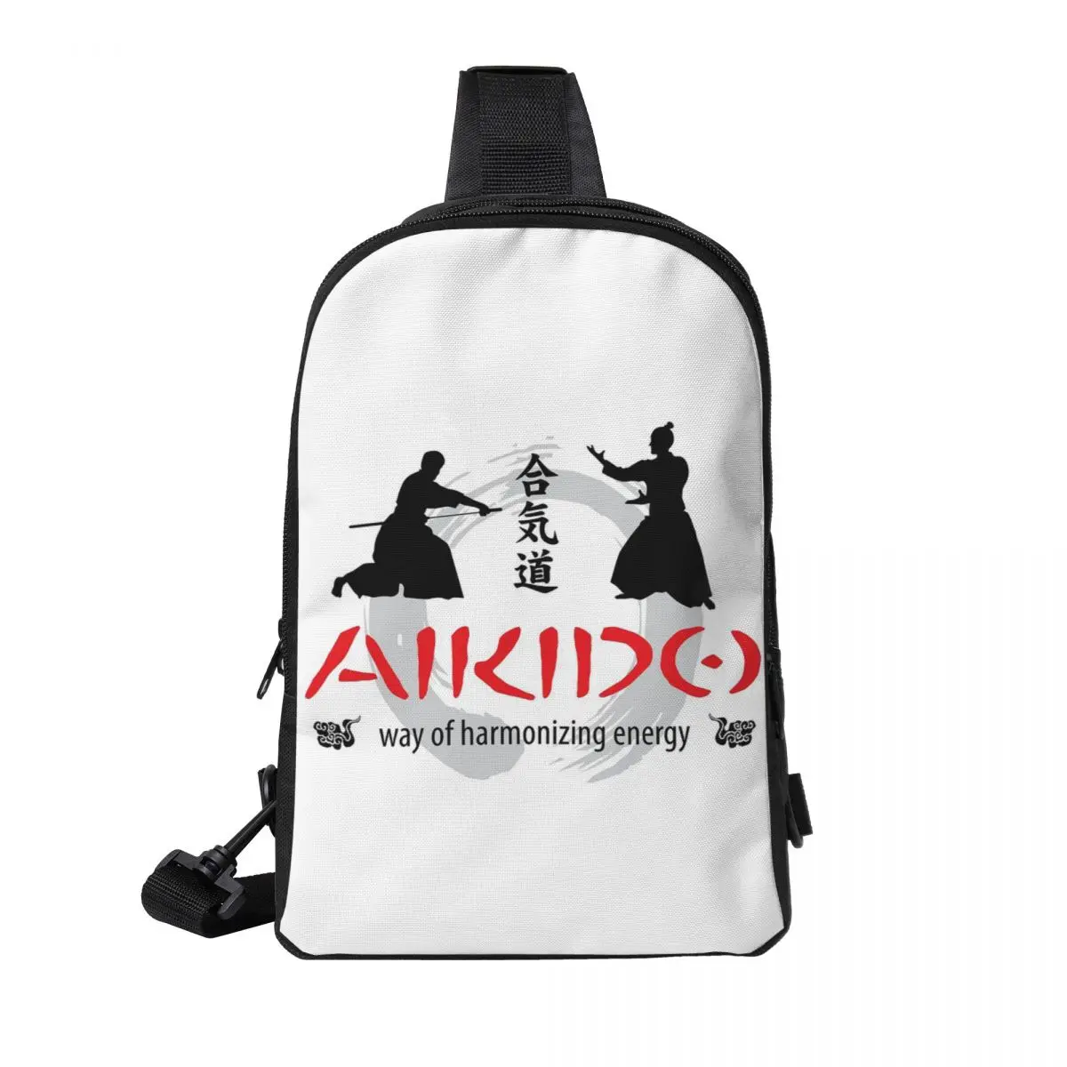 

Aikido Practitioner (2) Chest Bag Men Sling Crossbody Backpack Chest Bag Traveling Hiking Daypack Shoulder Bag