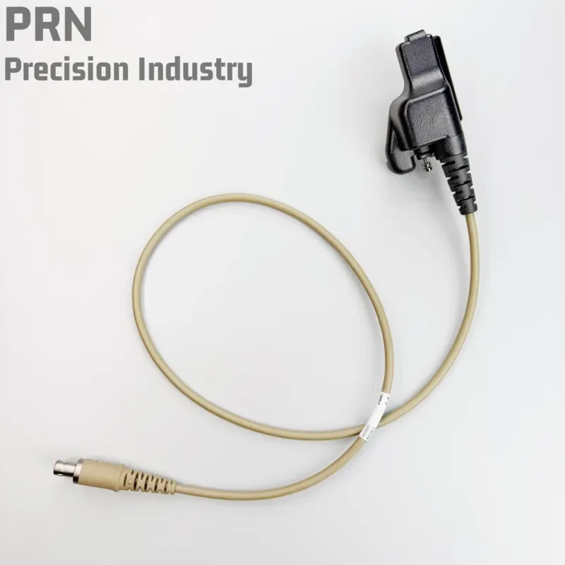 PRN INVISIO V60 V50 V20 PTT 9 Pin Connector Cable Adapter for Motorola XTS Two Way Radio Interface