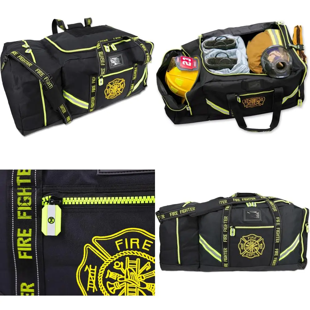 

Сумка для пожарного Rescue Turnout Gear 3XL с плечевым ремнем и карманом для шлема Премиальная сумка для пожарной оперы