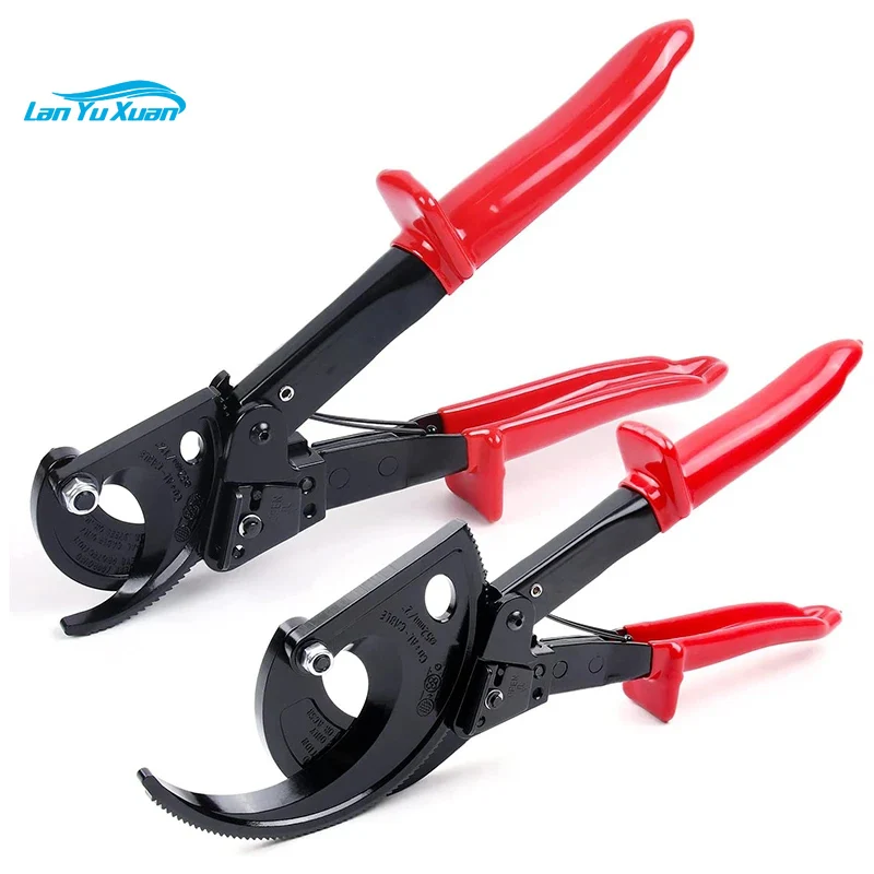 

520A 400mm2 Ratcheting Heavy Duty Cutters Cable Hand Tool Release Lever Steel Blades for Up to 300kcmil CU/750kcmil AL MCM