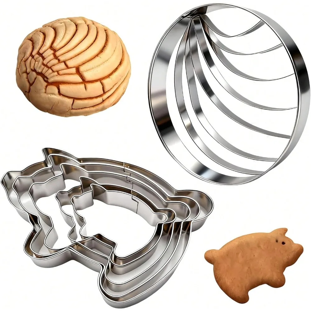 

Stainless Steel Concha Pattern Press \U2013 Mexican Pastry Baking Tool For Sweet Bread, Cookies, And Creative Pastries