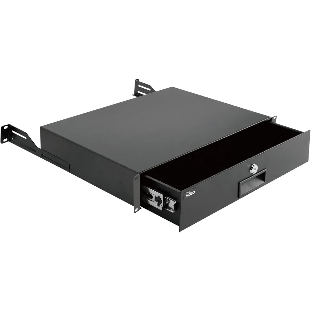 

2U Rack Drawer,Rack Mount Drawer for 19in Network Equipment/Server/AV Rack or Cabinet Enclosure,Sliding and Lockable Server Rack