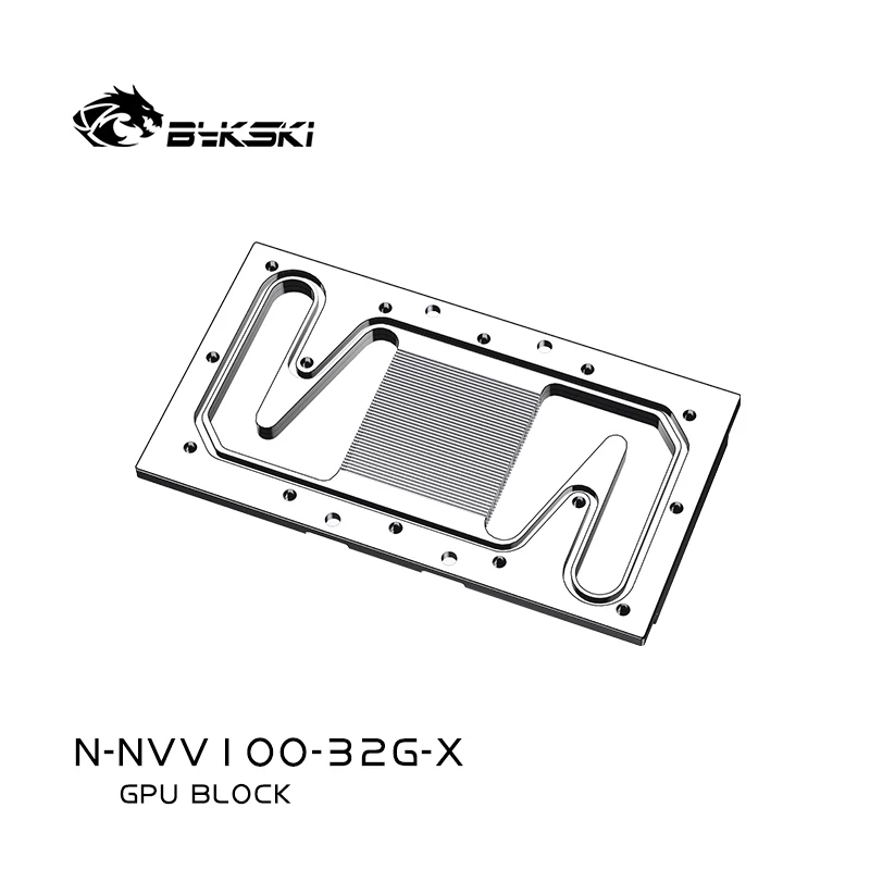 Bykski GPU Water Block for NVIDIA V100 NVLink Video Card Cooled Radiator / N-TESLA-A100SXM2-32G-SR