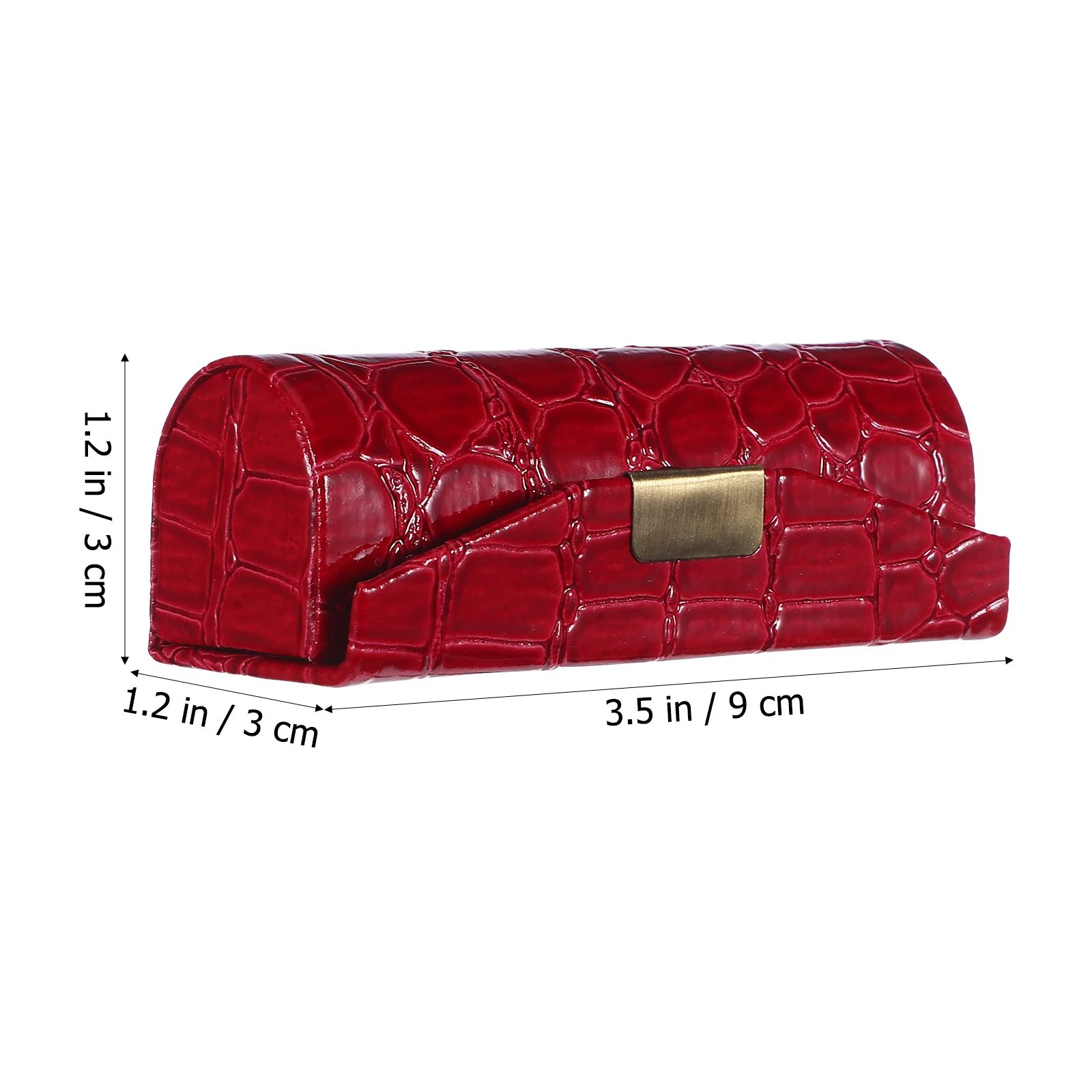 Estuche para lápiz labial, organizador de tinte para mujer con espejo, contenedor de almacenamiento, bolso brillante, soporte pequeño