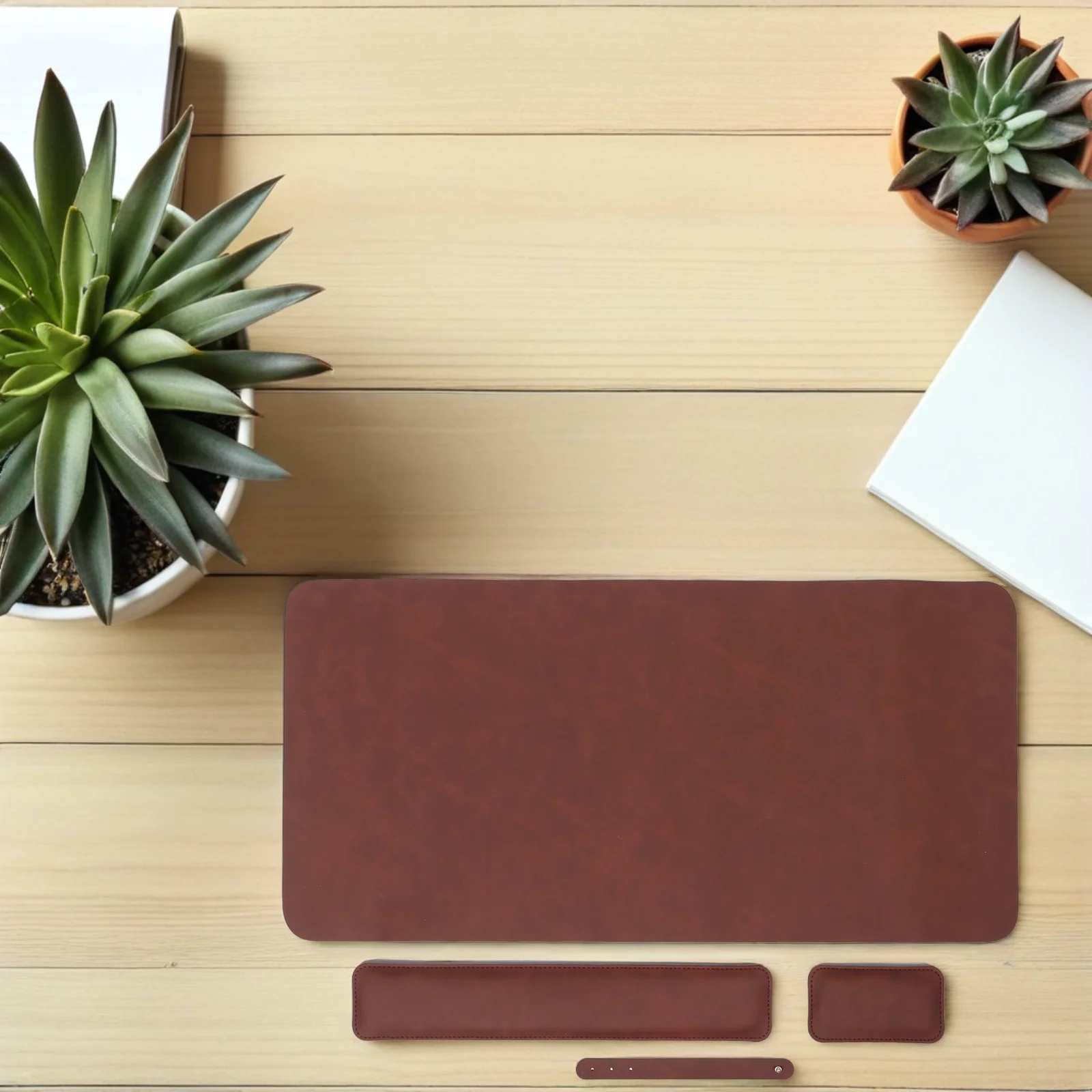 

1Set Keyboard Wrist Rest Mouse Pad Set Ergonomic Memory Foam Desk Wrist Support Large Mouse Surface for Gaming Office Setup