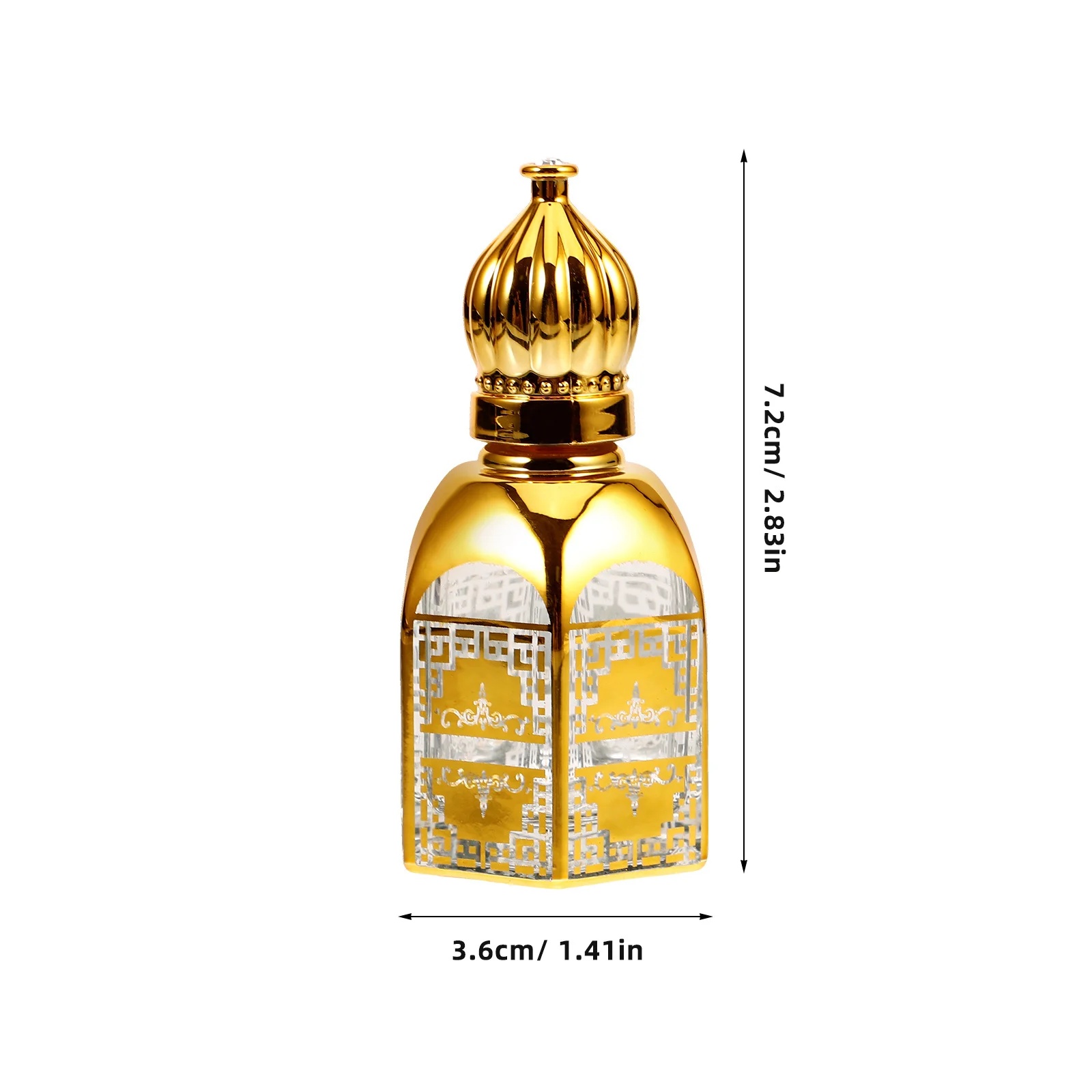 17 مللي زجاجة عطر فارغة إعادة الملء حاوية دوارة زجاجية حجم السفر زجاجة عينة من الضروري النفط المحمولة ناشر رائحة