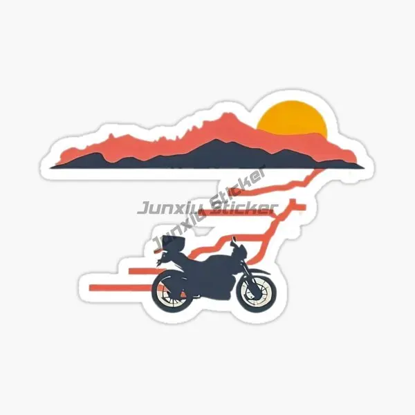 Adventure Travel Vinyl Sticker Car Decal For Window Bumper Waterproof Durable Scratch Resistant Outdoor Route Accessories