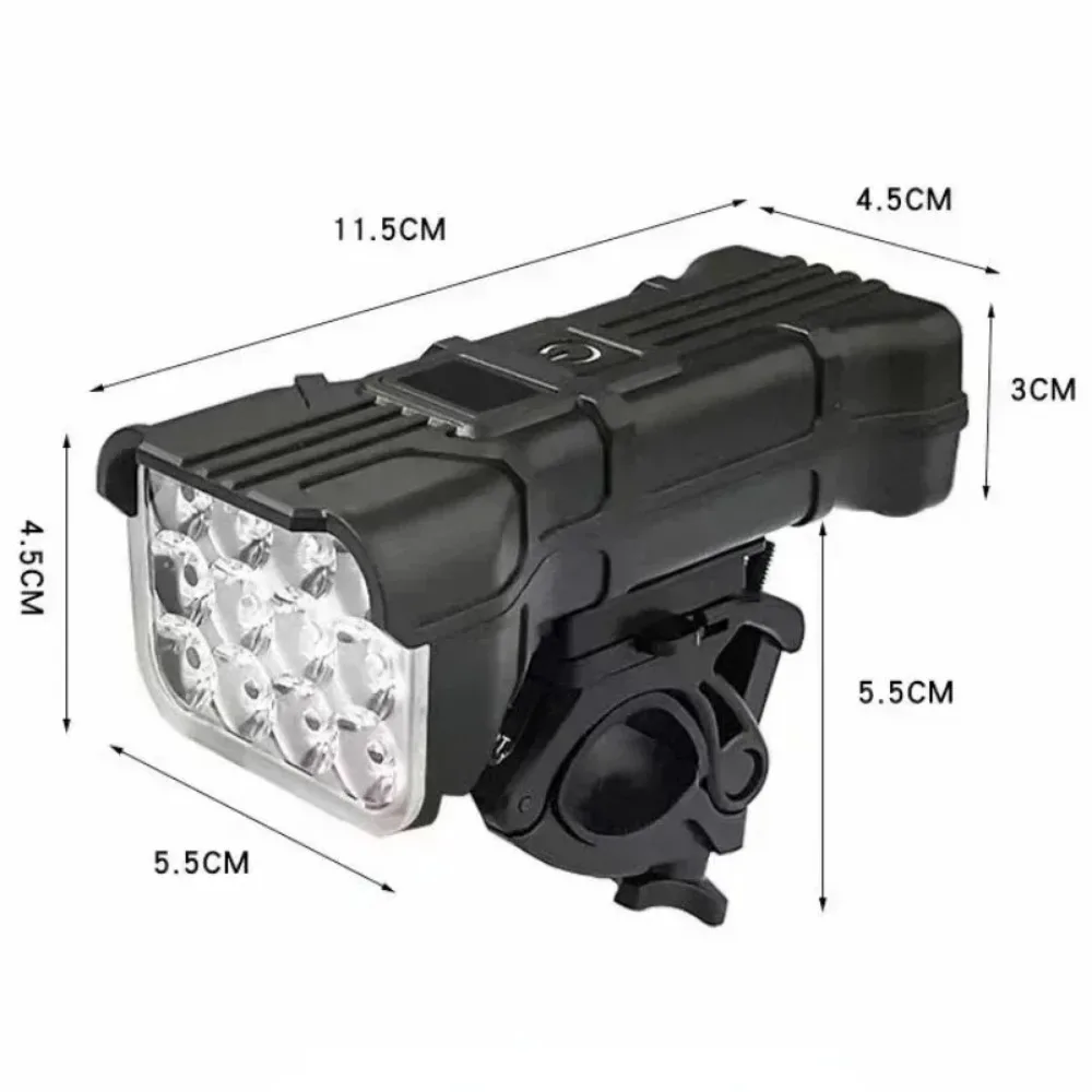 LED Bicycle Headlights Rechargeable with Speakers Cycling Safety Lights Bicycle Night Safety Lights Dedicated for Night Riding