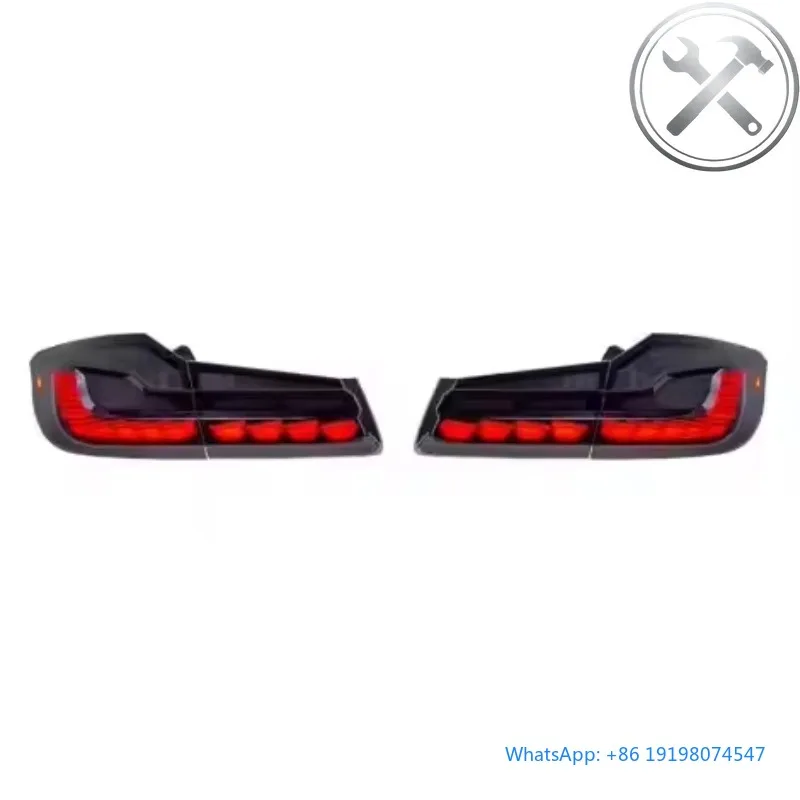 

2017-2023 Mid Size Sedan G30 Dragon Scale Full LED Taillights Assembly Dynamic Sequential DRL 6000K Waterproof Auto Accessorie