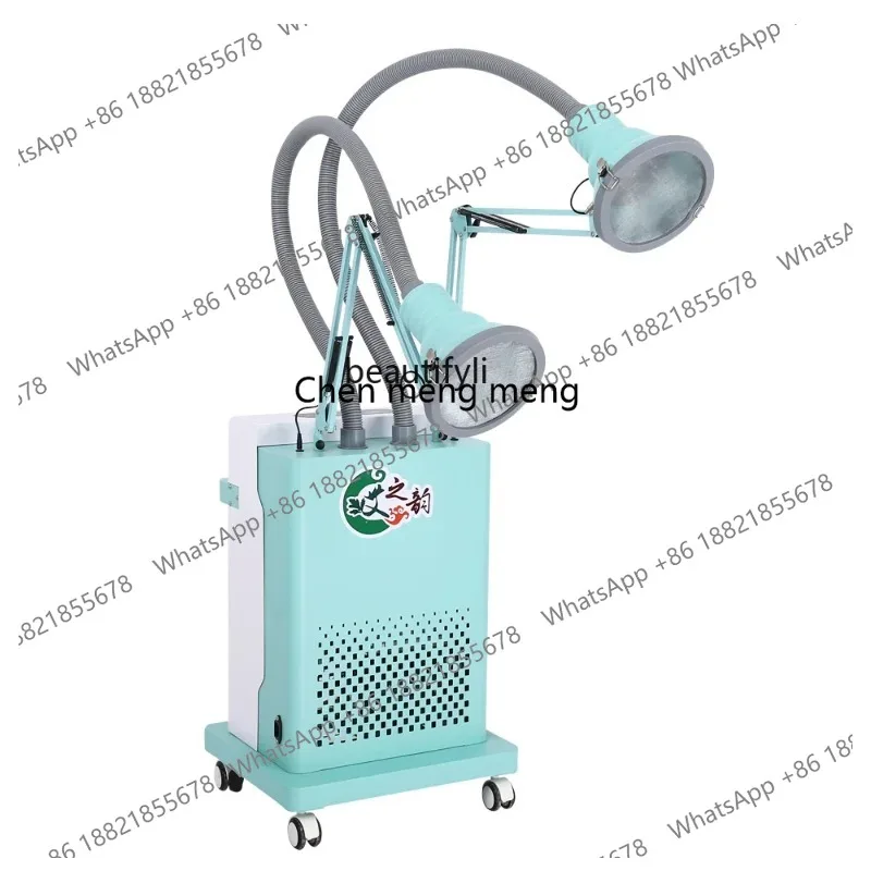 ss 26 Three-Way Catalytic Double-Headed Moxibustion Box Roasted Warming Moxibustion Apparatus Moxa Cone Smokeless Fumigation
