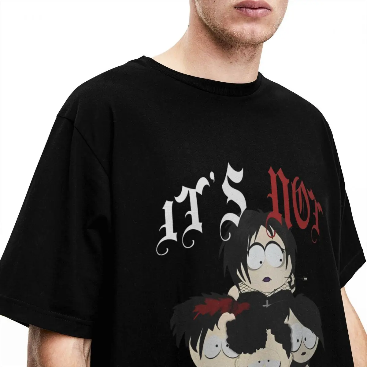 Mężczyźni Kobiety Koszule Southpark Anime Vintage Czysta bawełna Krótki rękaw Goth Kids To nie faza Mama T Shirt ONeck Odzież Plus Size