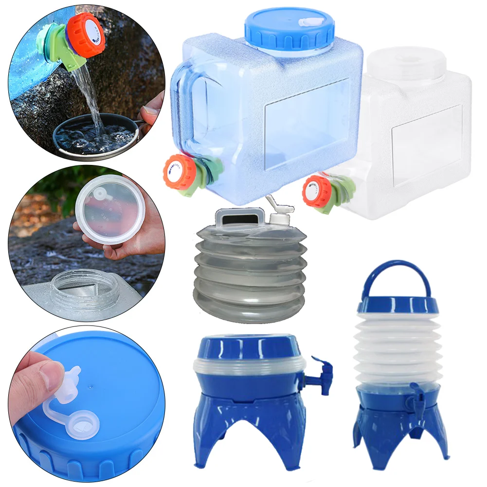 3/3.5/10/л вместительное уличное ведро для воды стандартный контейнер с краном водительский ведро для кемпинга