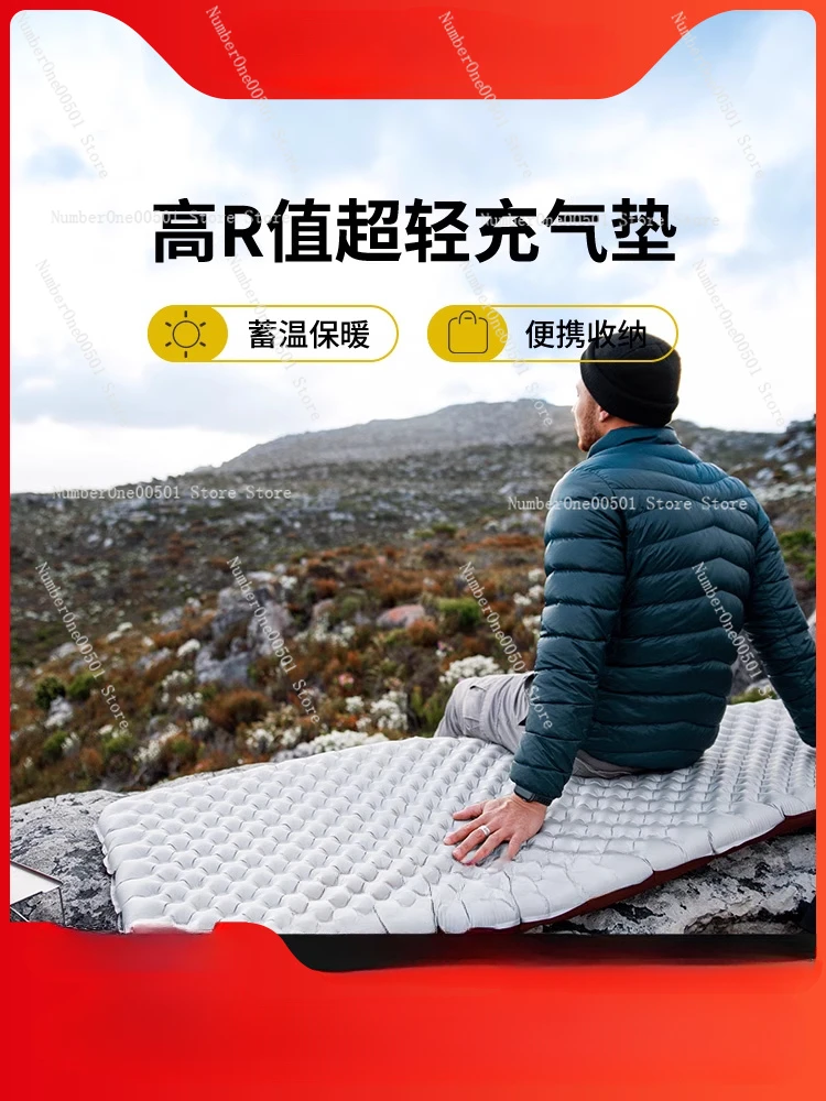 Tuye Moisture Proof Pad Outdoor Portable Foldable Cushion Tent Inflatable Mattress Single Mattress