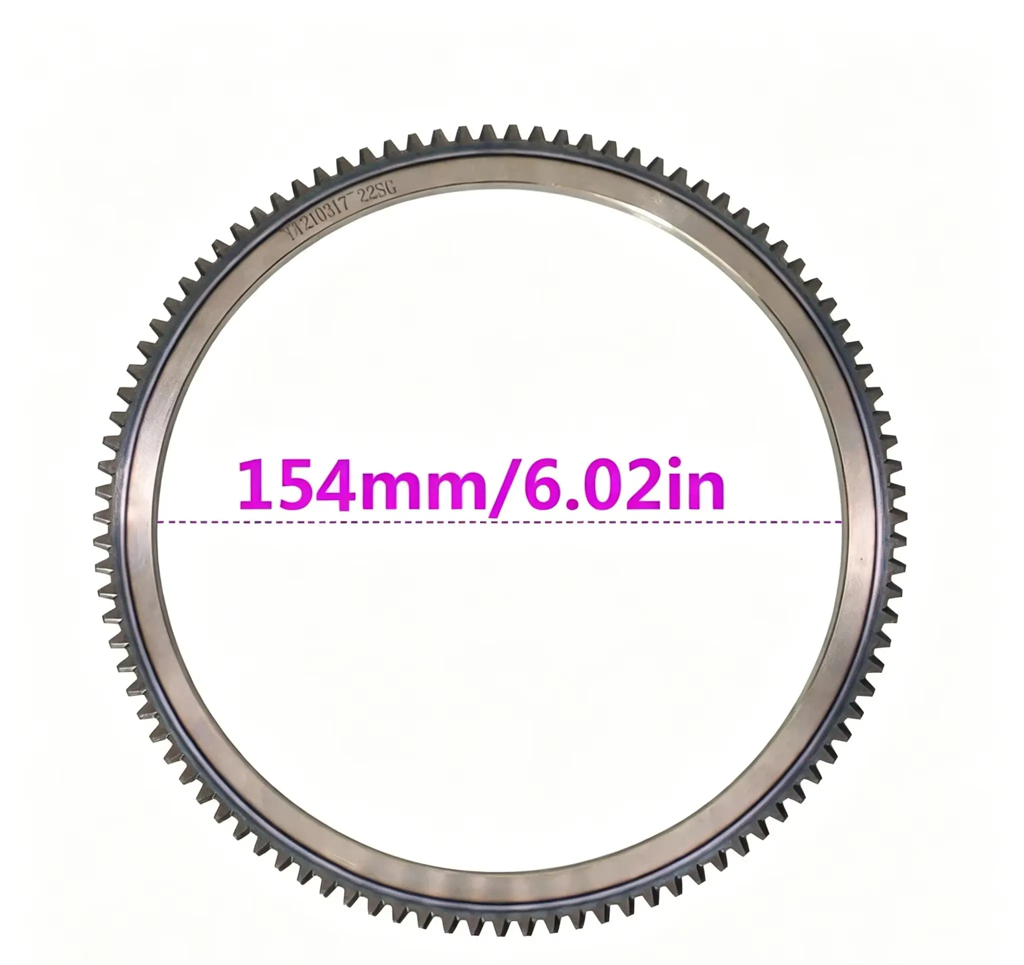 Flywheel Crown Gear Ring 350-06091 For Tohatsu Outboard Motor Seapro HDX Hidea 2T 15HP 18HP 3G2-06091-1; Mercury 15HP