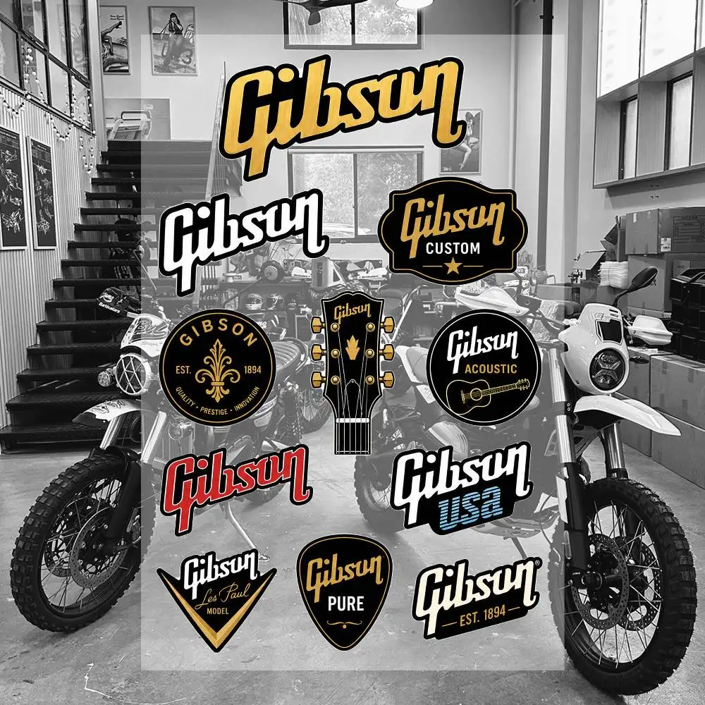 G-ibsO-n Ästhetische Graffiti Wasserfeste PVC-Aufkleber für Auto Motorrad Skateboard Helm Notizbuch