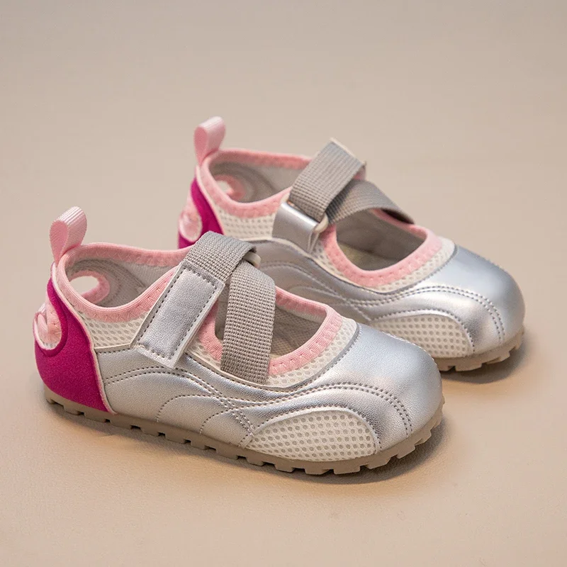 

Spring New Children Casual Shoes for Girls Non-Slip Breathable Casual Toddler Footwear Shoes for Daily Wear Air Mesh Breathable