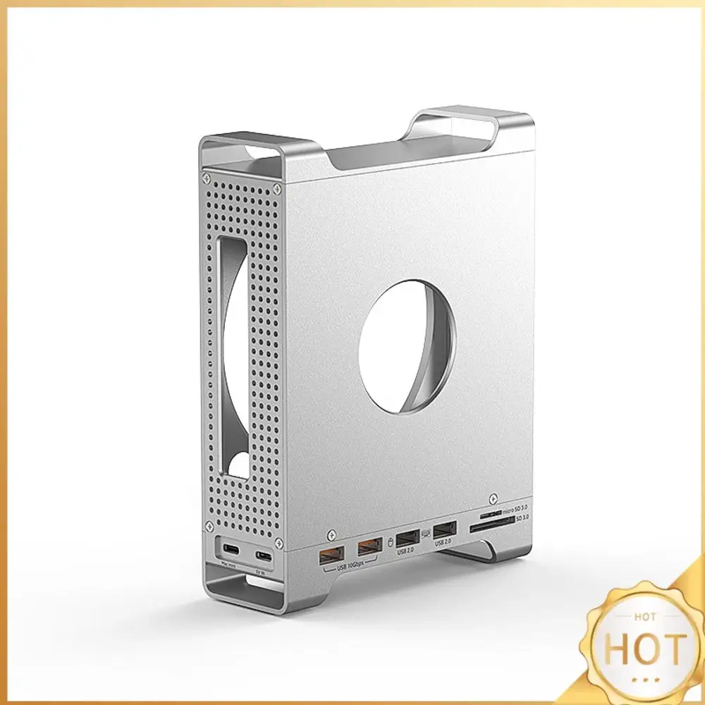 

Docking Station with USB 3.2 10Gbps USB 2.0 SD/TF Slots Aluminum Alloy Case Expansion Dock for Mac Mini M4