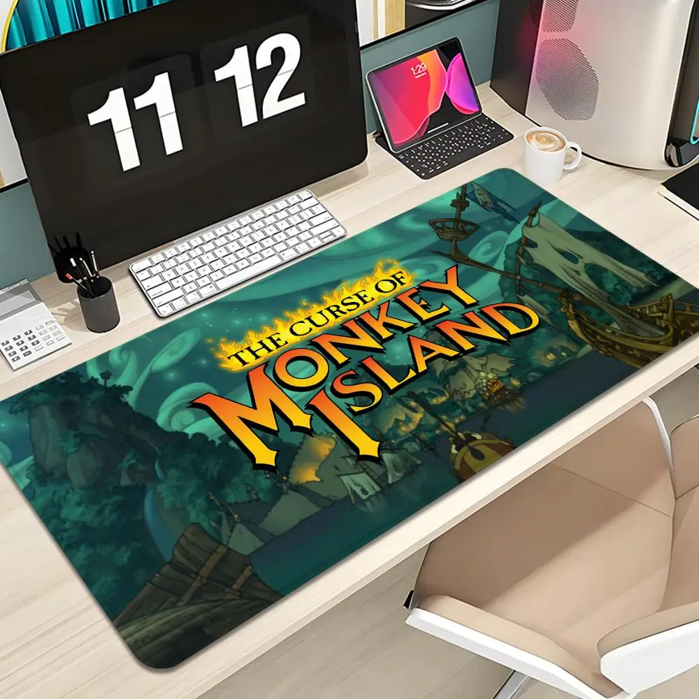 Monkey Island Mouse Pad Keyboard Mousepad large 600X300 mm Desk Mat PC Gaming High definition printing Table pad