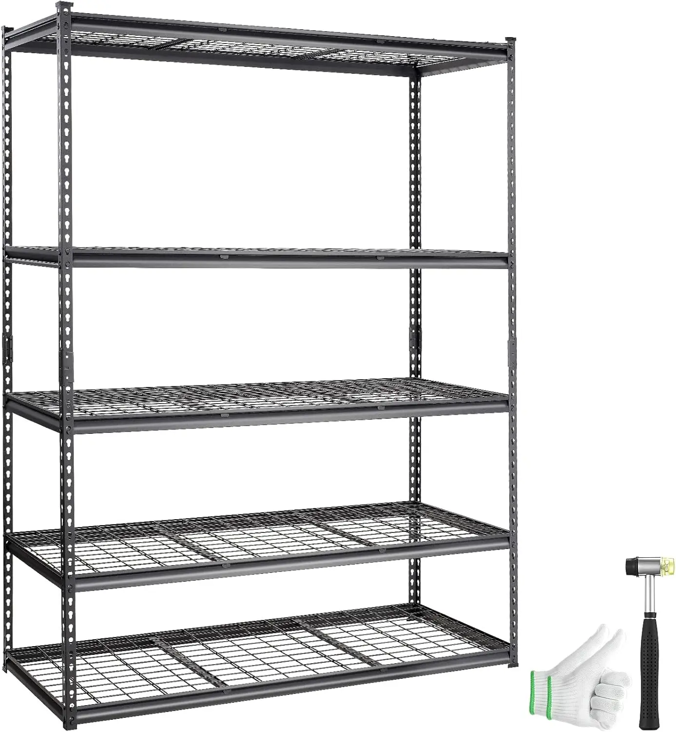 5-Tier Adjustable Heavy Duty Storage Shelves, 60