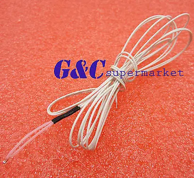 

Reprap 3950 Thermistor 100K + 1 Meter wire for 3D Printer Bed Hot End