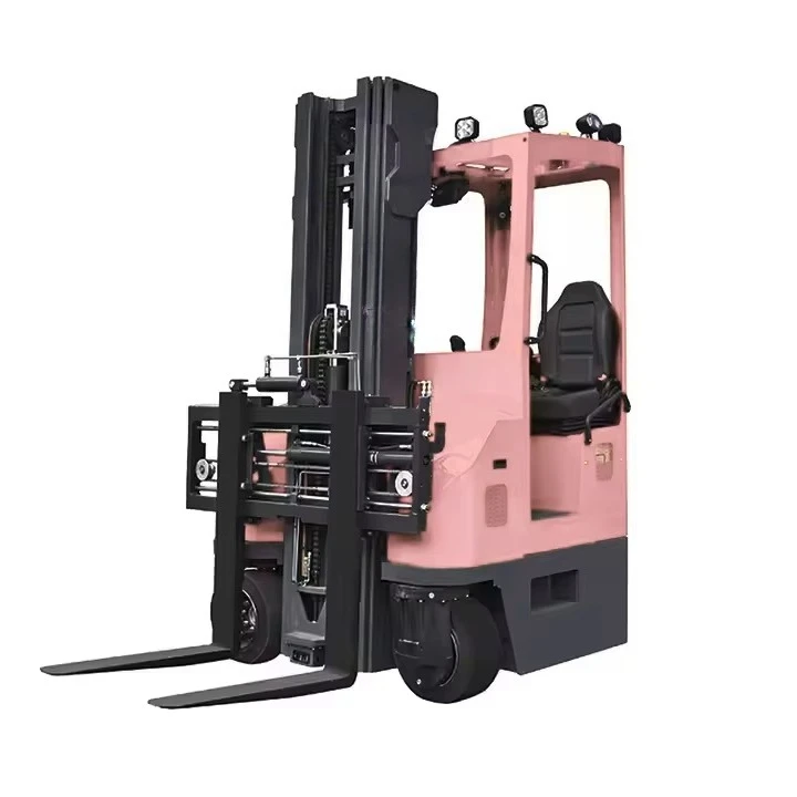 Manufacturer Price Four Directional Side Loading Forklift Electric 3Ton Narrow Aisle Omnidirectional Truck for Pipe Long Cargo