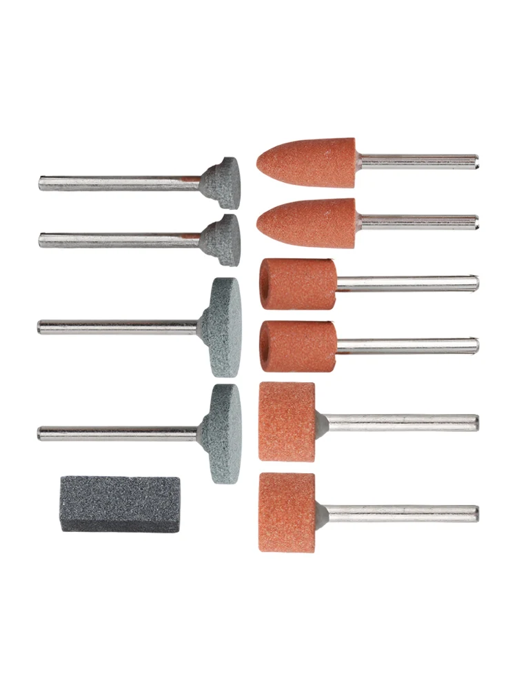 Metal Wood Grinder Grinding Head Set User-friendly Tool Design Versatile Polishing Kit 11 Piece Grinding Heads