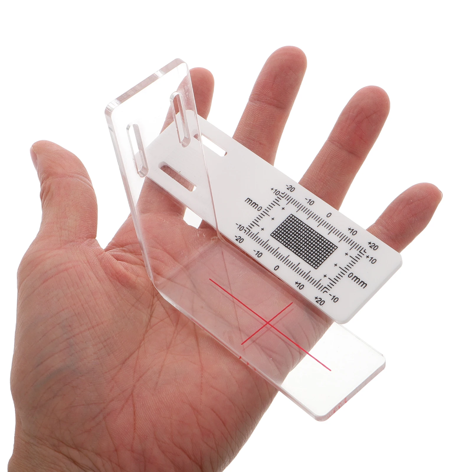 

1 Set Clear Plastic Corner Gauge Precise Measurement Tool Wall Crack Monitor Accurate Crack Monitoring Gauge For Home