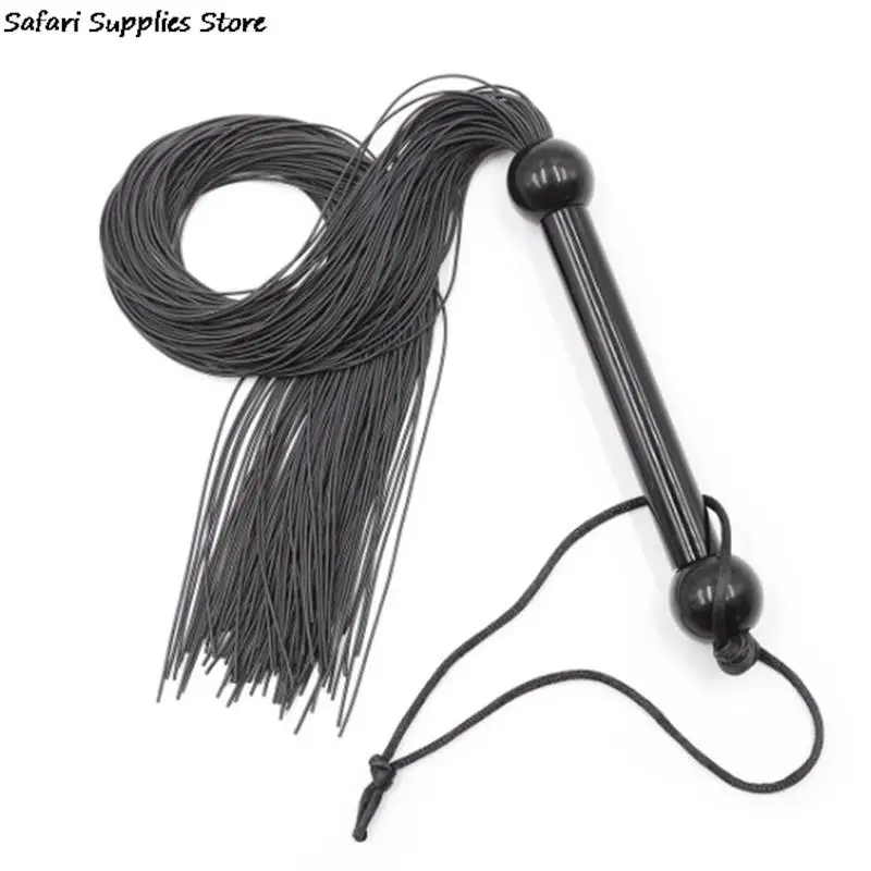 Frusta per cavallo con nappa in Silicone 51cm fruste per addestramento didattico equestre con manico Flogger sculacciata