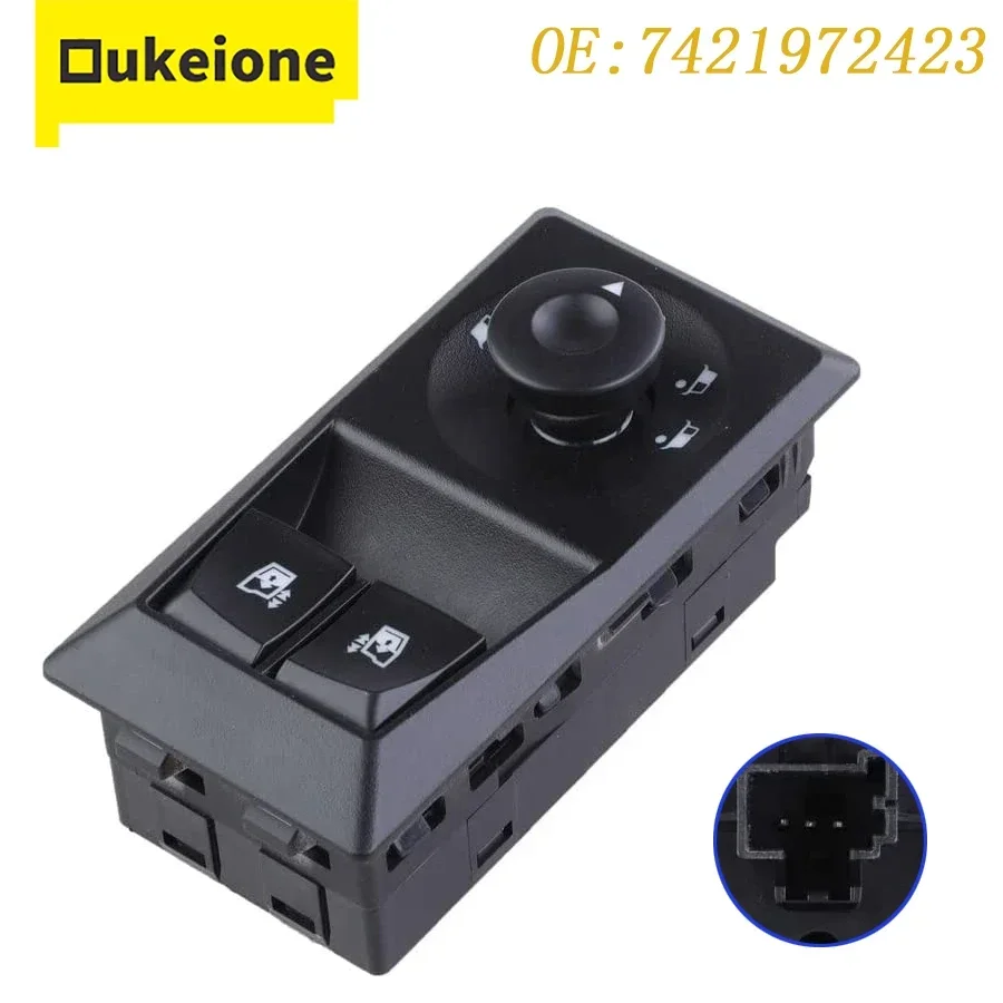 

Electric Power Master Window Switch Door Panel Control Adjust Button for Renault Trucks 44T404901 7423391509 7421972423