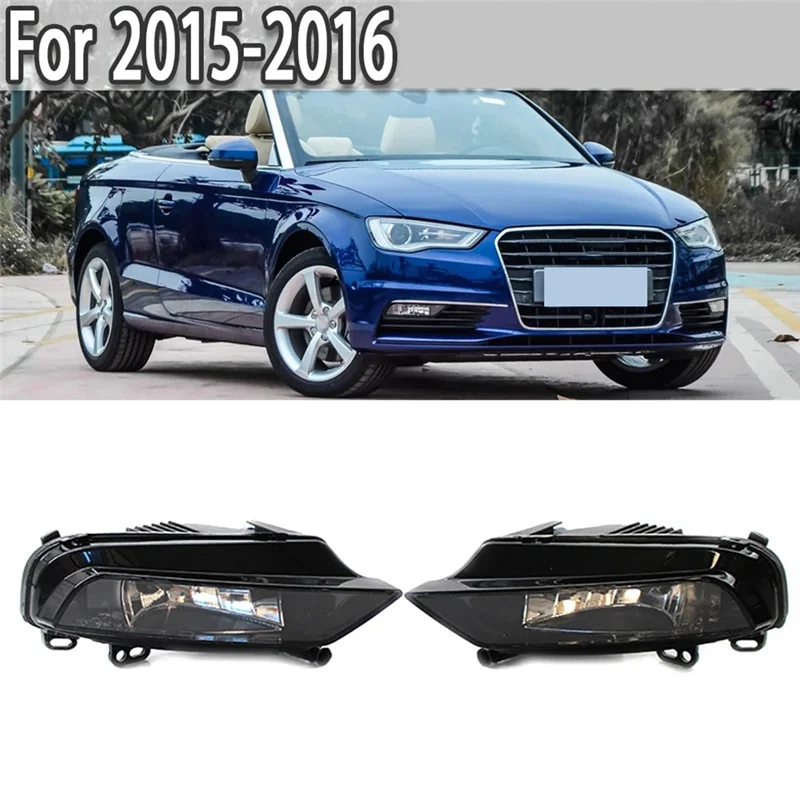 

Car Front Bumper Fog Light Lamp Without Bulb For A3 Sedan Convertible 2013-2016