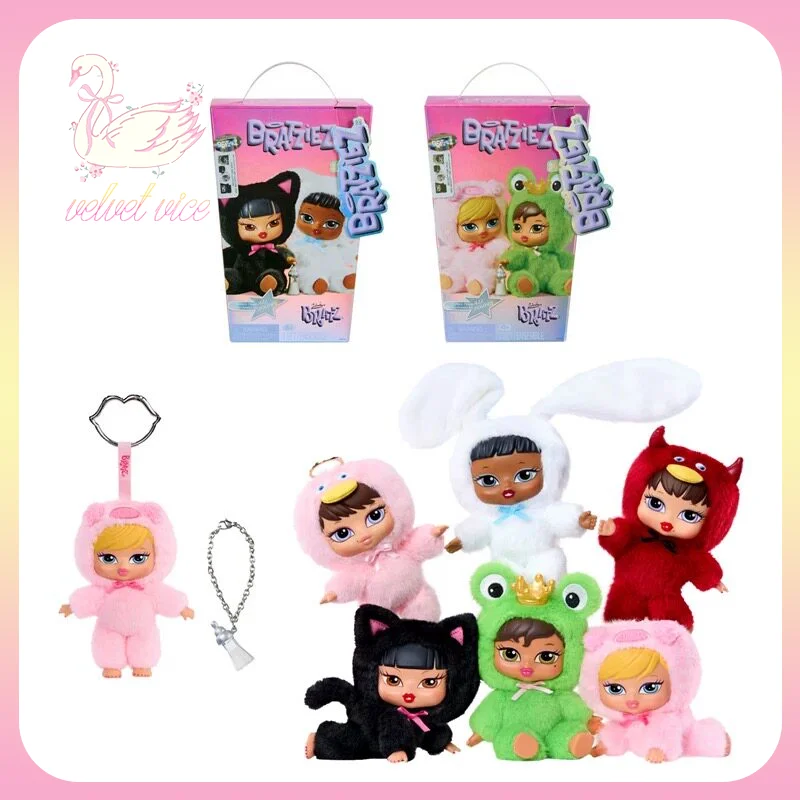

Оригинальные плюшевые куклы-подвески Miniverse Bratz Iconz, серия Blind Box, брелок-талисман для сумки, милый кукольный сувенир, коллекционная игрушка, подарки для девочек