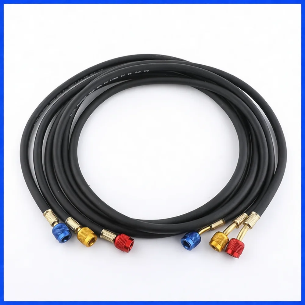 A/C Refrigerant Charging Hose For R22 R134a Air Conditioner Filling Tool High Pressure Cold Gas Filling Pipe Equipment