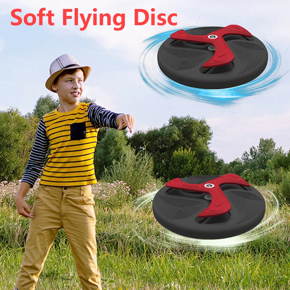 

Летающий диск для детей и взрослых Boomerang, игрушки для игр на открытом воздухе, летающая тарелка, игра, диск для бассейна, пляжа, Спорт на открытом воздухе, мягкий летающий диск