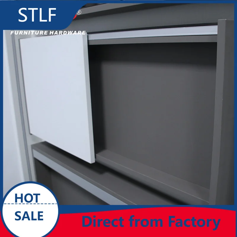 STLF  TM033 Hidden Sliding Door Buffer Roller Set Furniture Hardware for Quiet Wardrobe Cabinet Doors