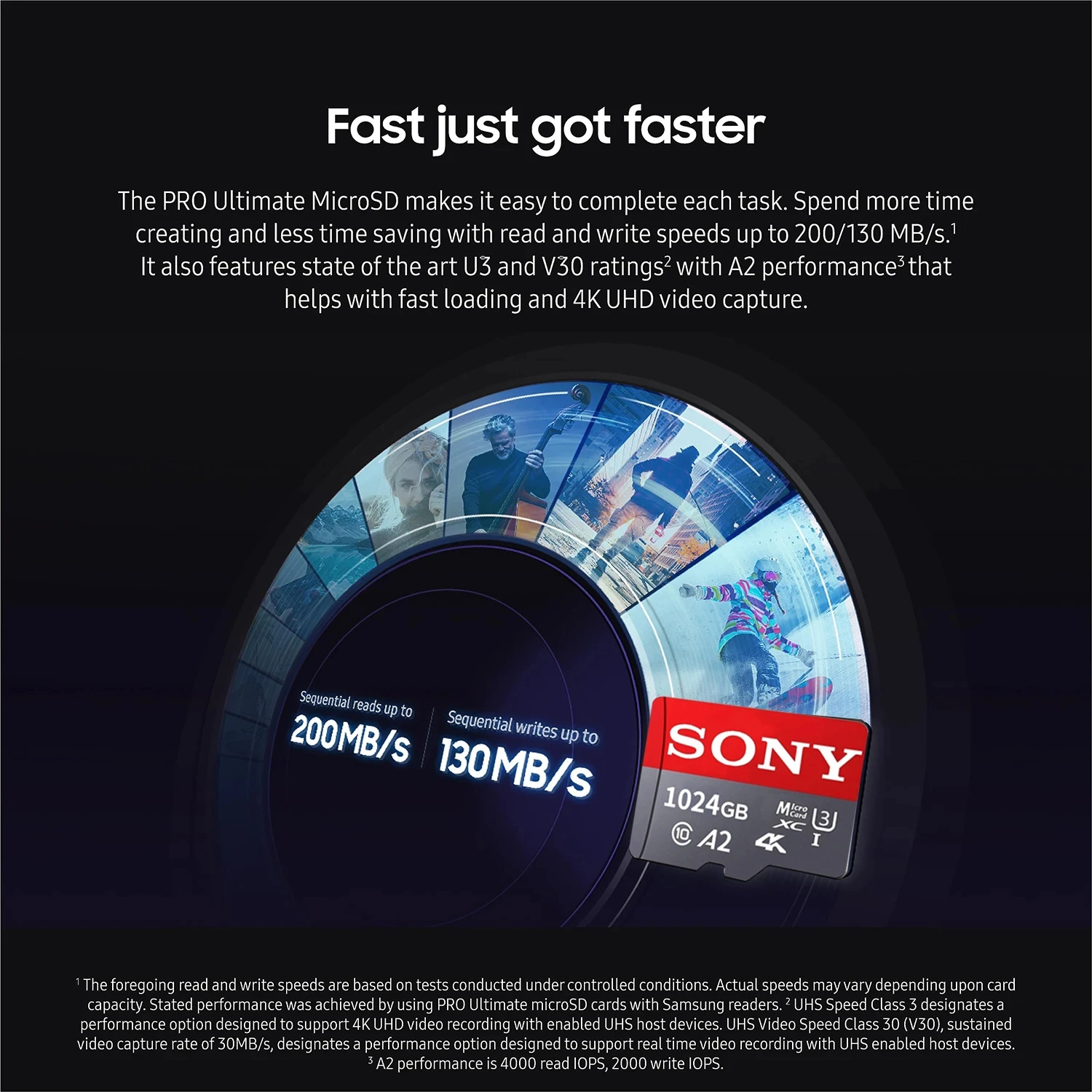 بطاقة ذاكرة سوني عالية السرعة A2 4K 512GB 1 تيرا بايت فئة 10 بطاقة مايكرو SD 1 تيرا بايت بطاقة ذاكرة SD لمفتاح هاتف شياو مي دروبشيبينغ