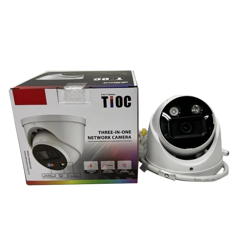 

Stock 8MP IPC-HDW3849H-AS-PV Smart Dual Illumination Active Deterrence Fixed-focal Eyeball WizSense Network Camera