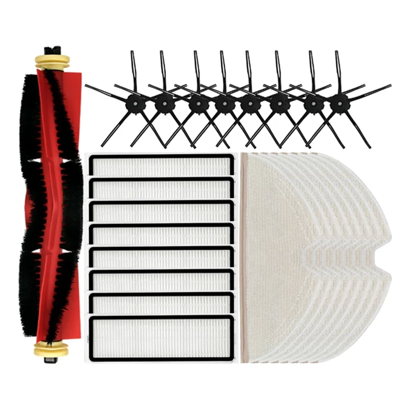 

A25I-Для Roborock S5 / S5 Max / S6 / S6 Maxv / S6 Pure / E4 / E5 / S51 / S52 / S55 Основная боковая щетка Фильтр Детали ткани для швабры
