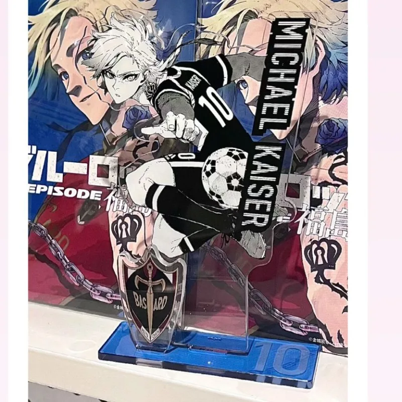 Michael Kaiser Anime Acrylic Stand Blue Lock Black White Manga Style Desktop Display Accessories Cartoon Goods Room Decor Gift