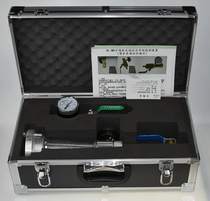 Fire hydrant pressure measuring joint fire water gun pressure tester fire hydrant system water test detection device