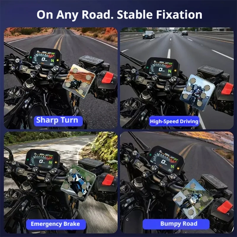 SEAMETAL Motorcycle Handlebar Magnet Phone Holder Strong Magnet Stable Keep Phone Stand for Riding Electric Bike Motorbike - view 4