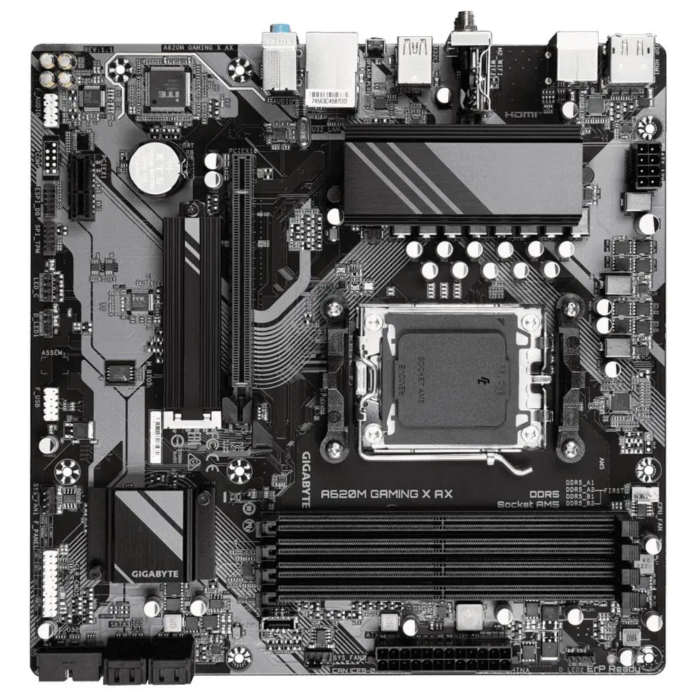 Mae Gigabyte AMD (AM5) Board DDR5 Micro ATX - A620M Gaming X AX 1.1