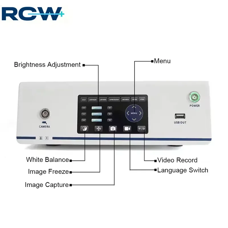 RCW Complete Full HD 1080P Endoscopy Tower Multi-Department Gyne Urology ENT Camera System Endoscopic