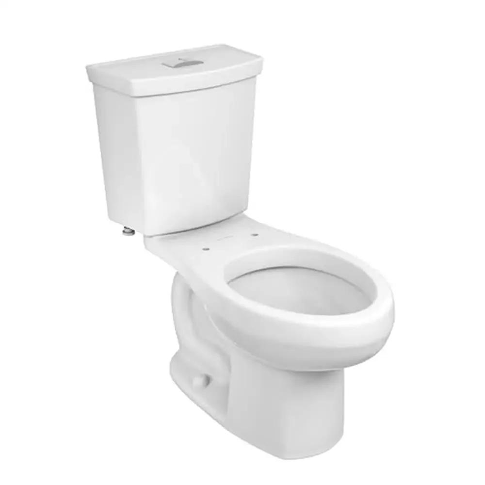 

Удлиненный белый унитаз с двойным смывом MaP, 1000 г, хромированный привод для экономии воды, 0,92/1,28 gpf